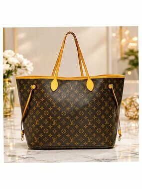 Authentic Louis Vuitton Neverfull GM Monogram Tote Bag LV Large Shoulder Bag